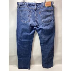 Levi's 505 Red Tab Casual Fit Straight Leg Denim Blue Jeans Men's Size 40x30